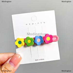 [COD] Modingdue Cute Colorful Flowers Hair Clips For Women Girls Sweet Barrettes Hairpins Fashion Hair Accessories
