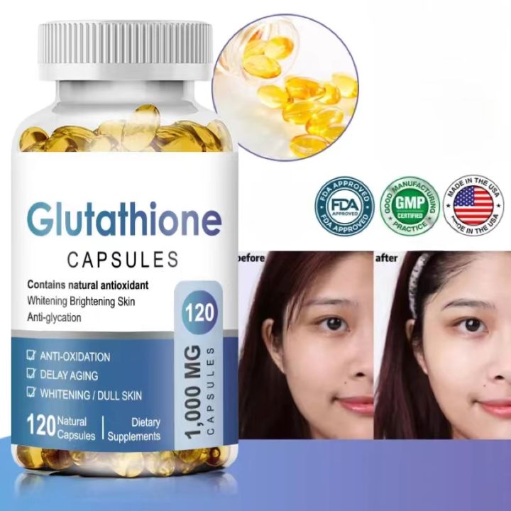 Glutathione Capsules Collagen Antioxidant AntiAging Boosting Immunity