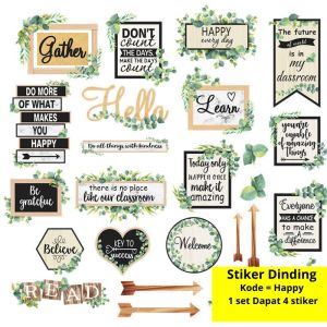 WALLSTICKER 1 SET BESAR WALL STIKER STICKER HIASAN DINDING KATA KATA TULISAN MUTIARA MOTIVASI ARAH WELCOME PENUJUK ARAH DEKORASI RUMAH TEMPELAN WALLSTIKER WALLPAPER PAPER DINDING RUANG KELUARGA TIDUR TAMU DEKOR KERAMIK KRAMIK PINTU KACA KAMAR MANDI MURAH