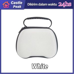 PS5 Control Bag Casing Pembawa Pengontrol Ganda untuk Tas Penyimpanan EVA Keras Gamepad PS5 Tahan Benturan Kedap Air Tas Pembawa Perjalanan