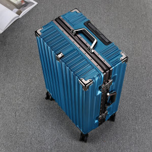 《SG STOCK》Aluminum alloy frame 20 cabin luggage Universal wheels durable Password suitcase trolley case