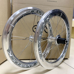 SILVEROCK SR40 Alloy Wheels 16 1 3/8 349 U V Rim Brake 74mm 130m 40mm High Profile for FNHON Zephyr Folding Bike Urban Bicycle Wheels