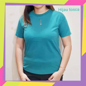 Kaos Oversize Hijau TOSKA polos wanita pendek ( Bahan semi katun combed 24s ) - Kaos Oblong Polos Wanita - Oblong Polos TOSCA - Kaos Polos Wanita - Kaos Polos - Kaos Polos lengan pendek - KAOS CEWEK POLOS- KAOS POLOS CEWEK HIJAU TOSCA