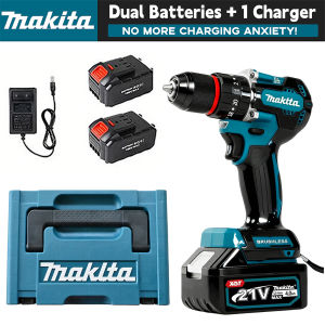 MAKITA 21V 300NM Brushless Impact Wrench Screwdriver Drill Rechargeable Cordless Impact Electric Impact Gun