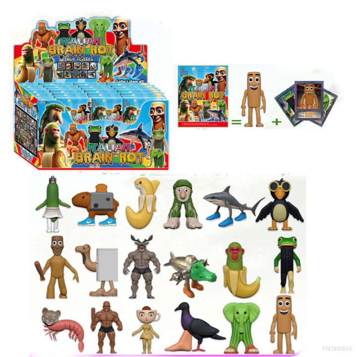 Calendrier De L'Avent Italien Brainrot 2025 - 24 Figurines Tung Tung Sahur / Tralalero - Cadeau Pour Fans, Mèmes, Noël, Collection - 3