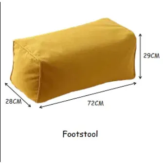 Double seat FREE PEDAL L-Shape Bean Bag Sofa with 7 kg(+/-) FILLING BEAN Durable Water Repellent Breathable Fabric加大懒人沙发