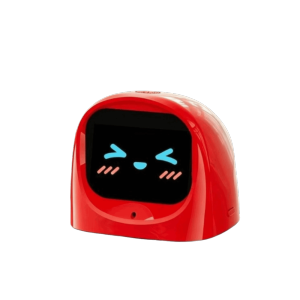 MENGJIEE Voice Control Car AI Robot Built‑in Speaker 33 Languages Car Voice Chat Robot AI Voice Chat LCD Display Car Smart Electronic Pet Multi‑language Practice