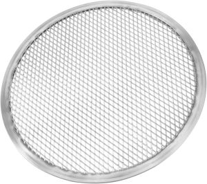 Alipis Pizza Screen Pizza Pan Net: 11inch Stainless Steel Pizza Baking Screen Round Mesh Pizza Pan Pizza Crisper Tray Bakeware for Oven Bbq