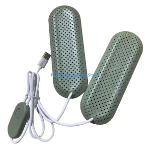 Kirilgu Shoe Dryer Foot Boot Warmer Electric USB Shoes Dryer with Timer Eliminate Odor H5K8Q