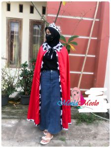 King Cape Robes Jubah Anak Dewasa Raja Kostum Halloween/ Mahkota King Queen Aksesoris Photoshoot