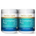 HERBS OF GOLD VITAMIN B COMPLEX PLUS SOFTGEL 90S X 2. 