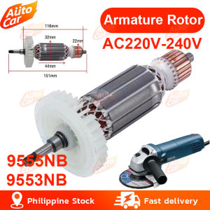 Armature Rotor AC220V-240V for Mak Ita Angle Grinder 9553NB 9554NB 9556NB 9557NB Power Tool Armature Makita 9553B AST Model