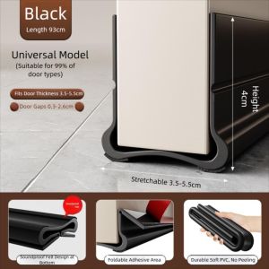 [จัดส่งจากกรุงเทพ] ใหม่ ด้านบนประตู ที่ปิดช่องบานประตู ยางขอบประตู คิ้วกั้นประตู ที่กั้นประตูกันฝุ่น กันแมลง ขอบประตูกันแอรออก กาวในตัว กันน้ำ ซีลกันเสียงแบบพับได้ ซีลกันเสียงแบบสักหลาด