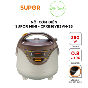 Nồi Cơm Điện Mini SUPOR 16YB3 08L 360W - Hàng Chính Hãng Bảo Hành 12 Tháng
