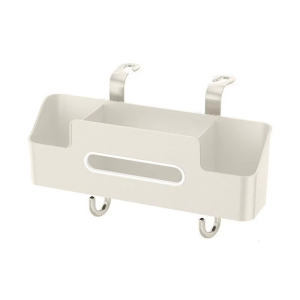 Car Seat Back Storage Box Multifunctional Headrest Storage Rack with Tissue Holder Fashionable Universal Car Organizer