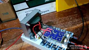Power Inverter PAC / VAC 8TR trafo 3A dan 5A flip flop plus driver voltage regulator COD MANTAP