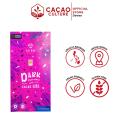 Cacao Culture - Auro Chocolate - 64% Dark Chocolate with Cacao Nibs Bar - 60g - Vegan. 