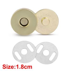 14-18MM Magnetic Snap Fasteners Clasps Buttons Thin Magnet Automatic Adsorption Handbag Purse Wallet Craft Bags Luggage Parts