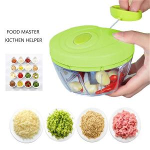 Multi Purpose Kitchen Speedy Chopper Hand-pull garlic kitchen Chopper Multifunctional Hand Speedy Vegetable/fruits Presses Cutting Pickled Ginger Stir Garlic Presses