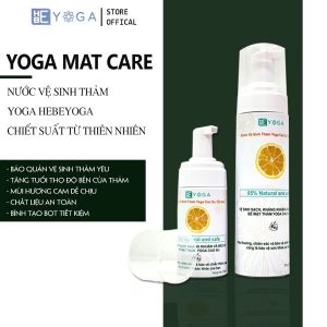 Nước Vệ Sinh Thảm Tập Yoga HEBEYOGA 200ml Chiết Suất Thiên Nhiên Lên Men Tự Nhiên Từ Vỏ Cam