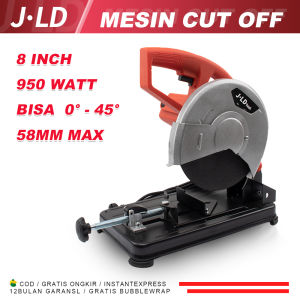 JLD Mesin Cut Off 950W Mesin Pemotong Besi 8 Inch Multifungsi Gergaji /Potong tulang-Besi-Pipa