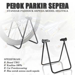 Pedok parkir sepeda standar padock display sepeda paddock lipat segitiga sepeda mtb fixie gunung bmx
