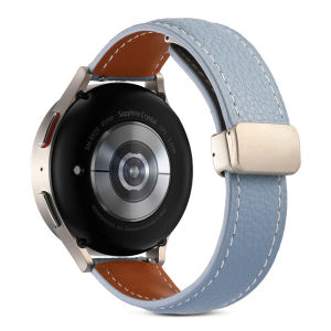 Zenia 20mm High Quality Leather Watch Strap for Garmin Forerunner 70/170/165/55/645 Music/245 570 42mm Venu SQ Approach J1 S12 S40 S42 S44 S50 Vivoactive 6 5 3 Vivomove Sport/Style/Luxe/HR/Trend D2 Air X10 Haylou RS4 Plus Amazfit Bip U Pro GTS 2 4 Mini