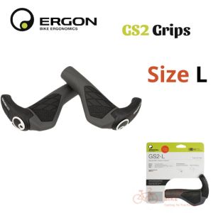 Tay Nắm Xe Đạp MTB ERGON GS2 Công Thái Học Chống Mỏi Tay Chất Liệu Cao Su Nguyên Chất Của Đức Kích Cỡ S/L Dành Cho Xe Đạp Leo Núi/Cross-Country/Touring