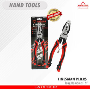 YUKIDO X TEKIRO Linesman Multifunction Pliers/Tang Kombinasi/Lancip/Potong Multifungsi 9 inch Chrome vanadium