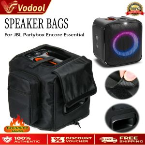 Speaker Cover with Microphone Storage for JBL Partybox Encore Essential Durable Black Audio Mounts