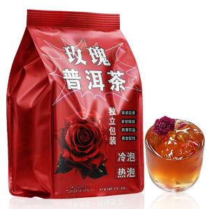 Rose Puer teh buah sejuk dan panas gelembung ganda beg teh bebas 250g500g   玫瑰普洱花果茶