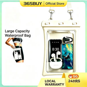 [SG] Floatable Floating Waterproof Phone case Universal IPX8 10 Inch Adjustable Lanyard Dry Bags for Vacation