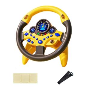 Simulation Car Driving Model Steering Wheel Vocal Toy Hand Eye Coordination Education Toy Toddler Sensory Learning Toy