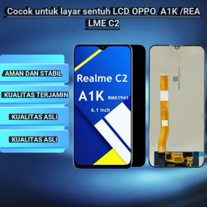 【QUALITY 100%】LCD OPPO A1K/REALME C2/ FULLSET TOUCHSCREEN  LAYAR HP Digitizer Resolusi Tinggi