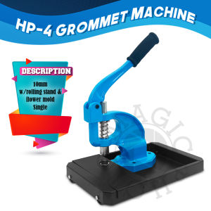 MP00 HP4 Grommet Machine 10mm Flower Mold with Rolling Stand for Single Eyelet 10mm