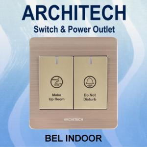 ARCHITECH PLATINUM B9-K02B2 Doorbell Switch Indoor Gold