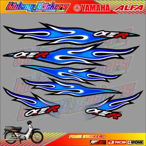 STRIPING VARIASI YAMAHA ALFA / STICKER LIST VARIASI MOTOR YAMAHA ALFA