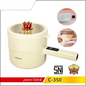 Advance Panci Listrik Multifungsi 1.8L Panci Listrik Fry Pan Electric / Kompor listrik Pintar | Panci Listrik Portable Hemat Daya Anti Lengket 600 W 1.8 L | Panci Listrik Serbaguna Kukus Rebus Goreng | Panci Listrik Steamer PP food grade suhu tinggi