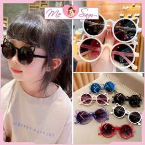 Kính mát hình tai mèo chống tia UV cho bé 2-12 tuổi thời trang dễ thương Shop Mẹ Sam