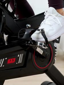 汗马 【智能游戏APP】动感单车家用运动器材健身车室内脚踏自行车 【店长推荐】蓝牙游戏+加粗车架