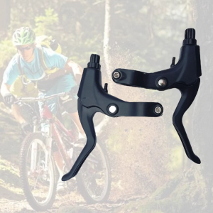 Bike Brake Levers Bicycles Brake Handle Universal Aluminum Alloy 3-Finger Bike Brake Lever Brake Handles 2.2cm Diameter