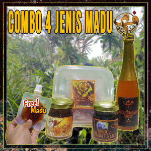 [FadliMaliki] Combo 4 Jenis Madu dan Free 1 pack