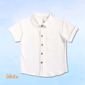 Kemeja Anak Pria Saka Short Shirt Kemeja Pique Size S-3XL AH01