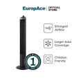 EuropAce ETF1129A Tower Fan – 1.2M Tall, 3-Speed, Child Safe, Slim Design | Quiet, Energy-Efficient Cooling | 1-Year Warranty | Best Tower Fan in Singapore. 