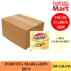 FORVITA MARGARINE 200 GRAM DUS ISI 60 PCS NON COD FANTASIA DENGAN PAKING AMAN