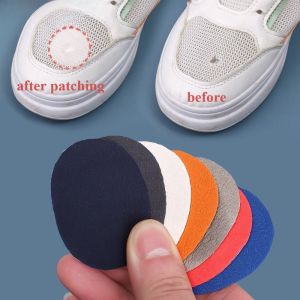 6Pcs Shoe Hole Repair Patch Self-Adhesive Sneaker Repair Patches Heel Wear Repair Shoe Patch Breathable Anti-Wear