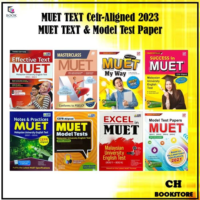 [CH] TEXT BOOK & MODEL TEST MUET SUCCESS IN MUET / MUET MY WAY ...