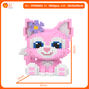 JC Nano Blocks Disney & Gelatoni Mainan Anak Balok Susun Puzzle Bricks Education Toys Koleksi 3D DIY