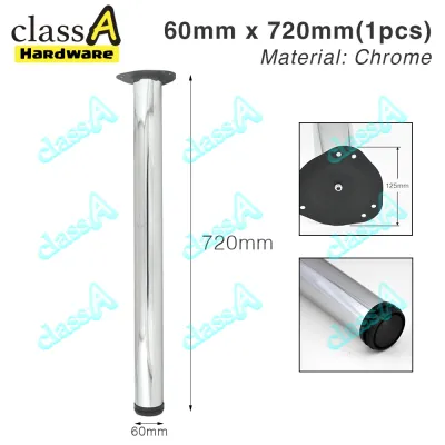 ClassAHW Chrome Stainless Steel Table Counter Leg Kaki Meja