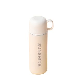 QUA Stainless Steel Insulation Cup 500ml Fashion Coffee Mug Drinkware Large Capacity Thermal Flask Student